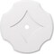 Ekena Millwork Percival Architectural Grade PVC Ceiling Medallion, 36"OD x 3"ID x 12 1/2"C x 1"P, One-Piece CMP36PL-03000 - alternate 1